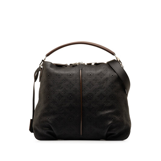 Black Louis Vuitton Monogram Mahina Selene PM Satchel