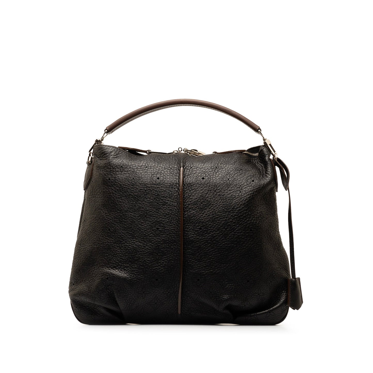 Black Louis Vuitton Monogram Mahina Selene PM Satchel