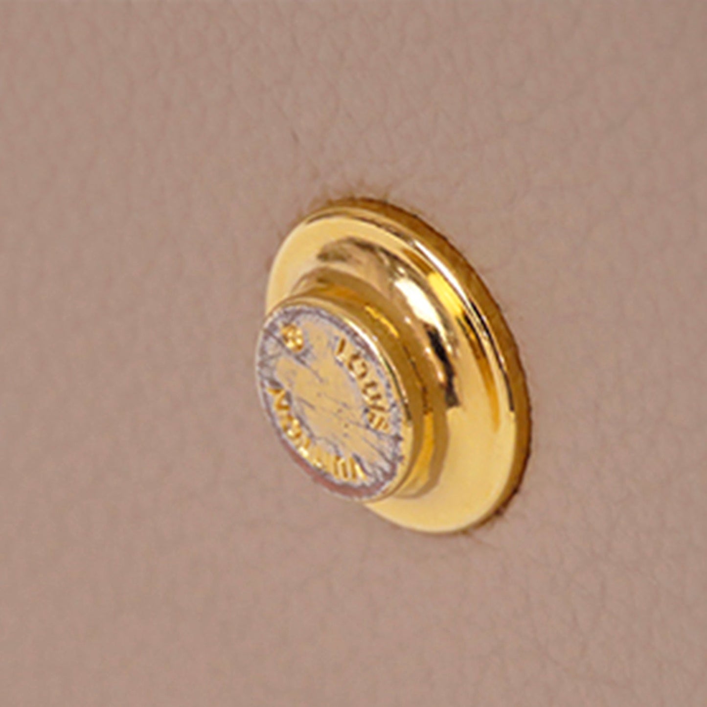 Louis Vuitton On My Side MM Beige Calfskin