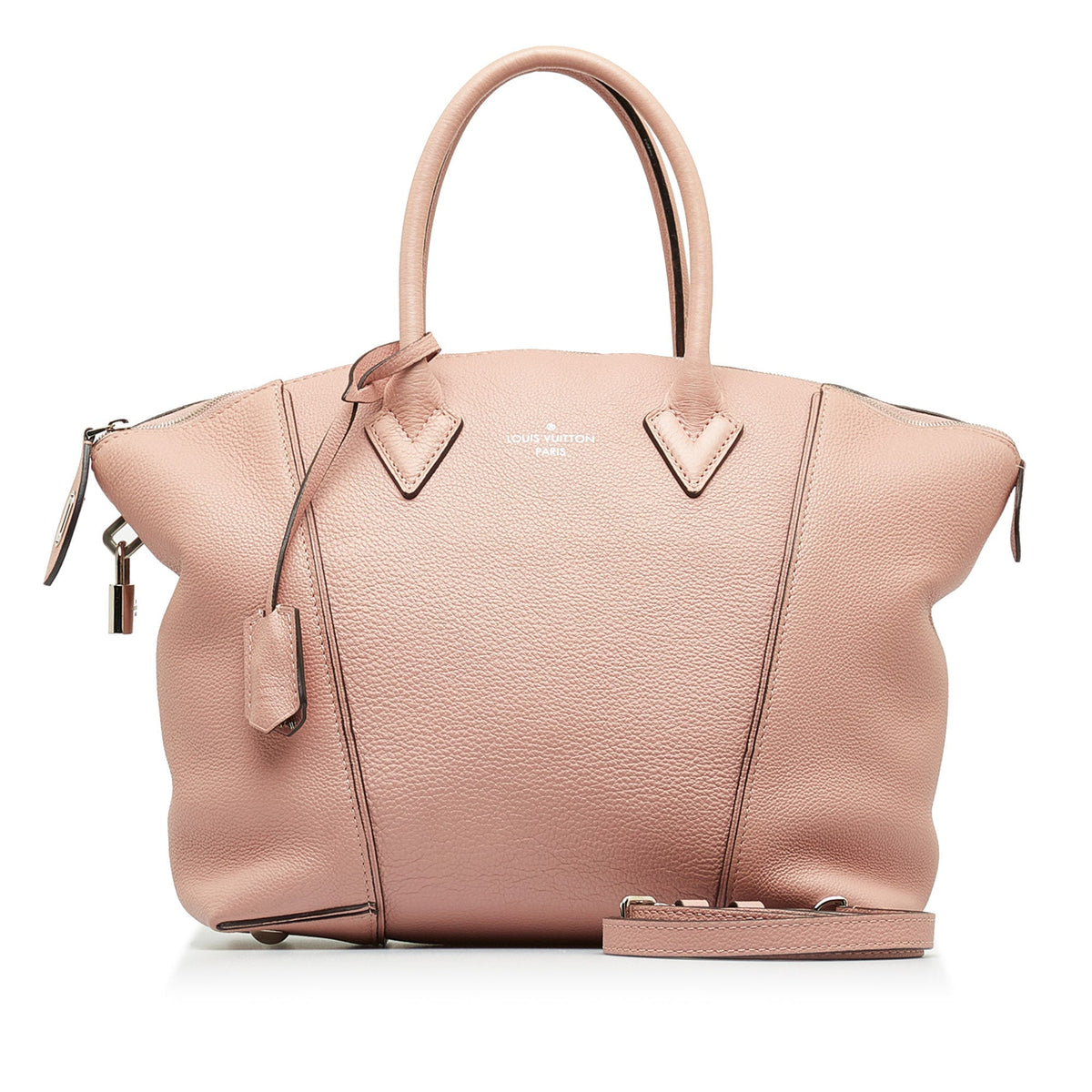LOUIS VUITTON Veau Cachemire Soft Lockit PM Satchel