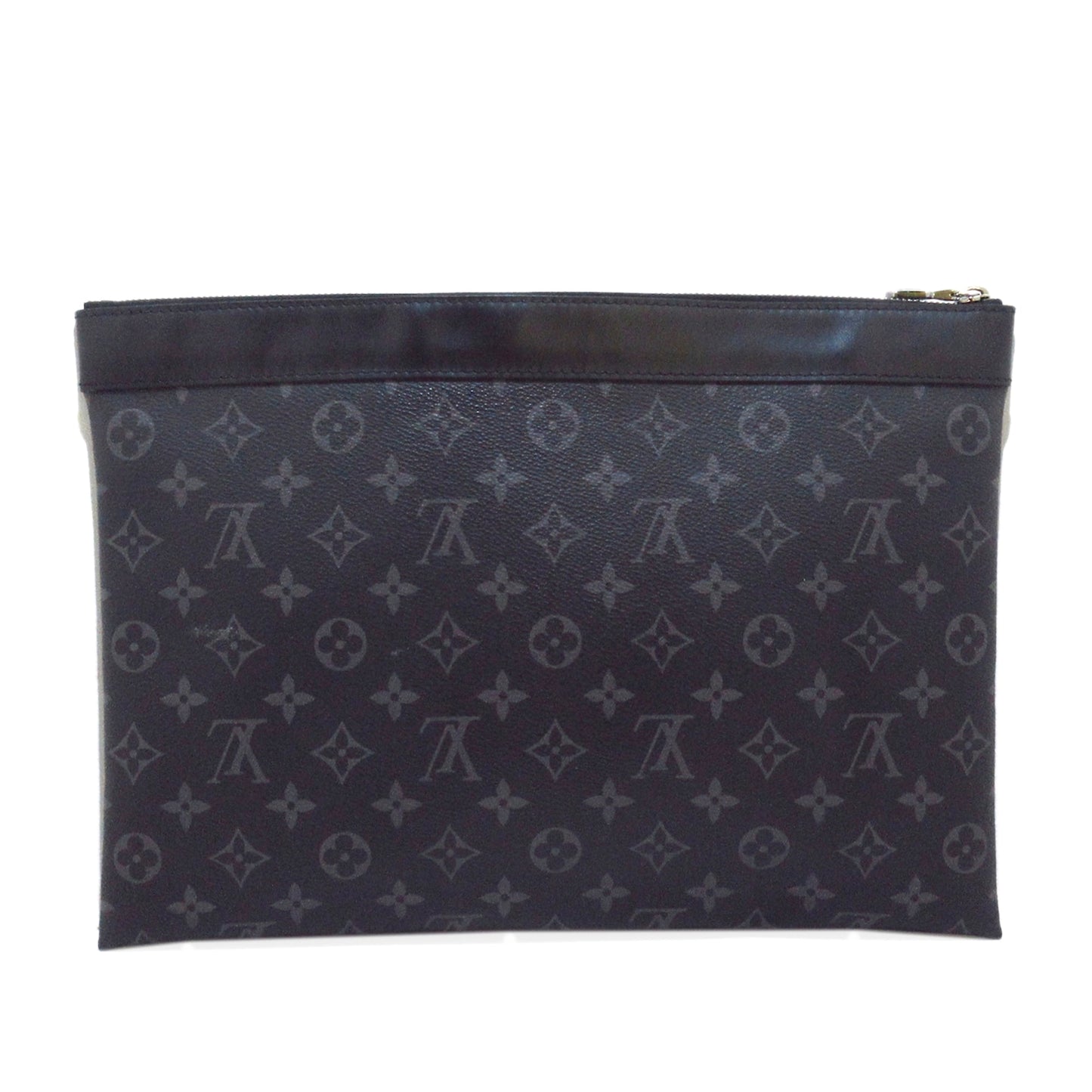 LOUIS VUITTON Monogram Eclipse Discovery Pochette GM Clutch Bag