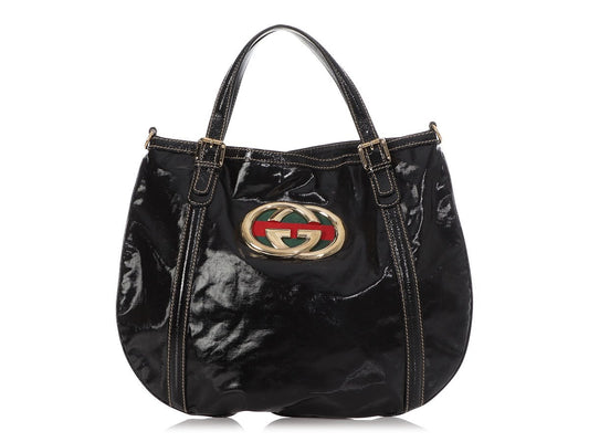 G*G Black Dialux Britt Tote
