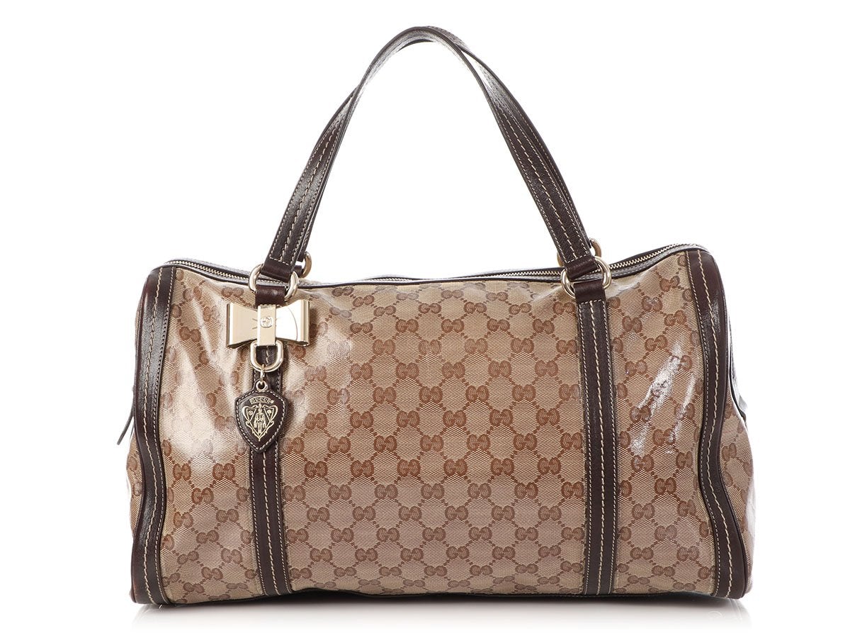 G*G Crystal GG Duchessa Boston Bag
