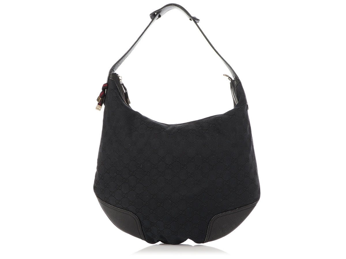 G*G Black Canvas Princy Hobo