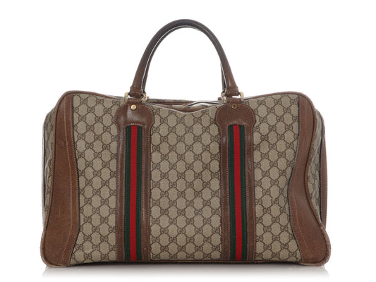 Gucci Vintage GG Duffle Bag