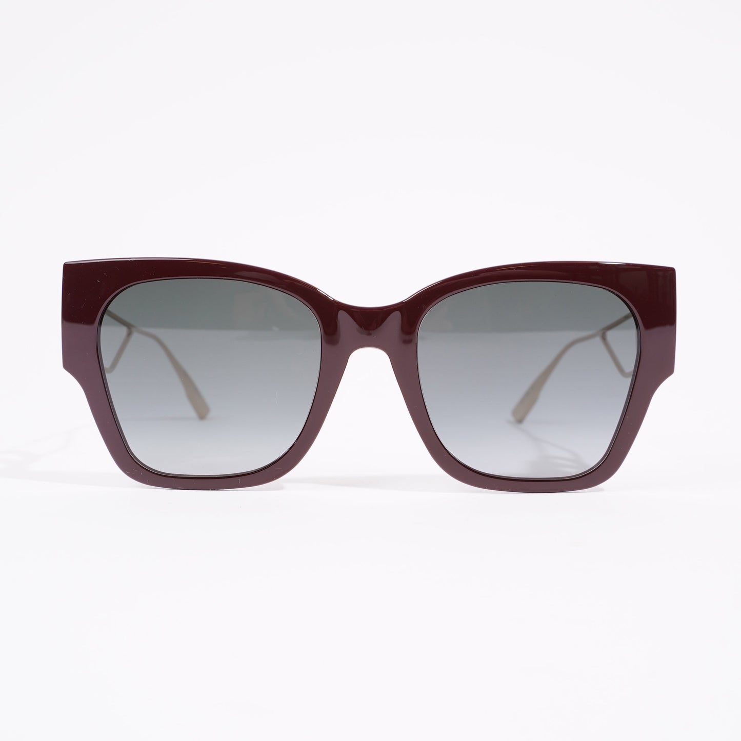 Christian Dior 30 Montaigne Sunglasses Maroon / Gold Acetate 135mm