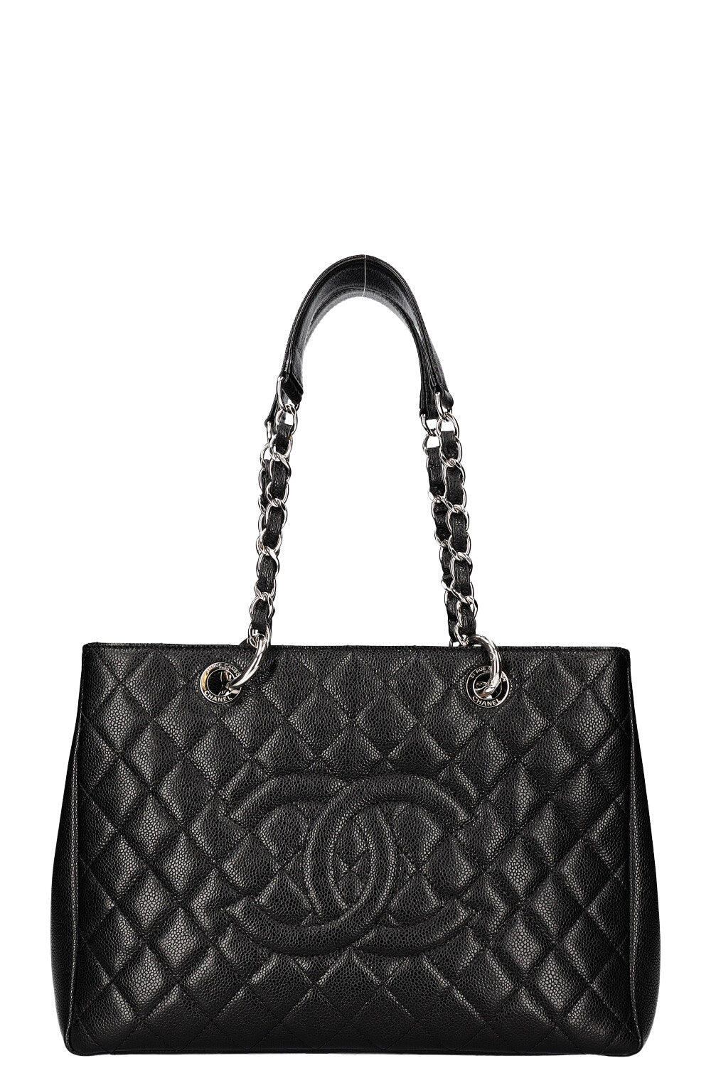 CHANEL GST Tote Bag Caviar Black