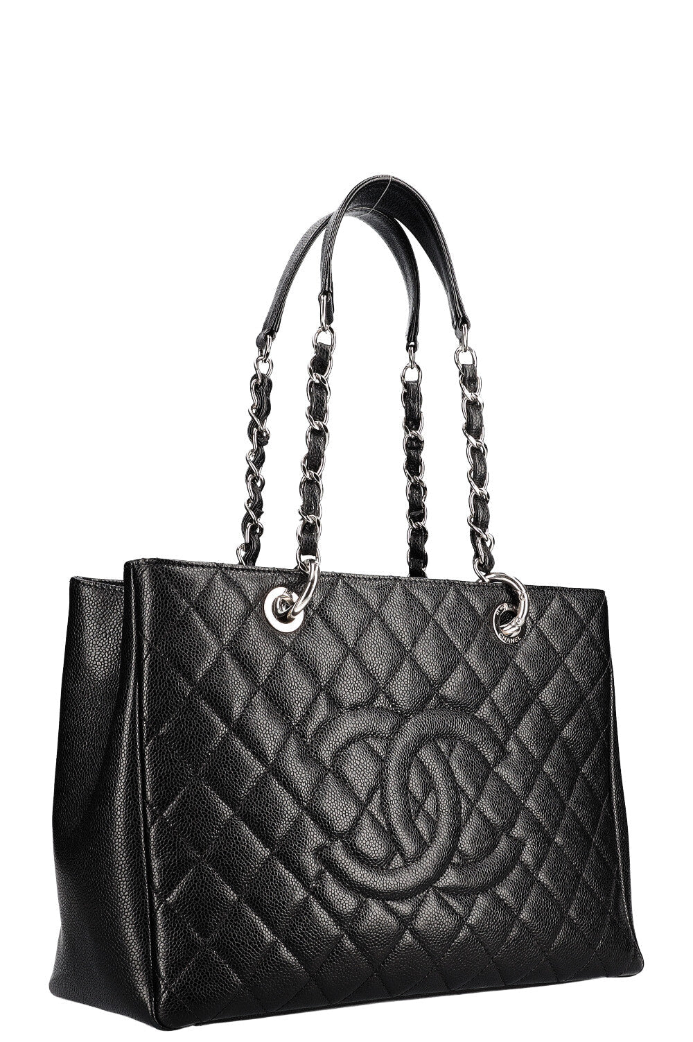 CHANEL GST Tote Bag Caviar Black