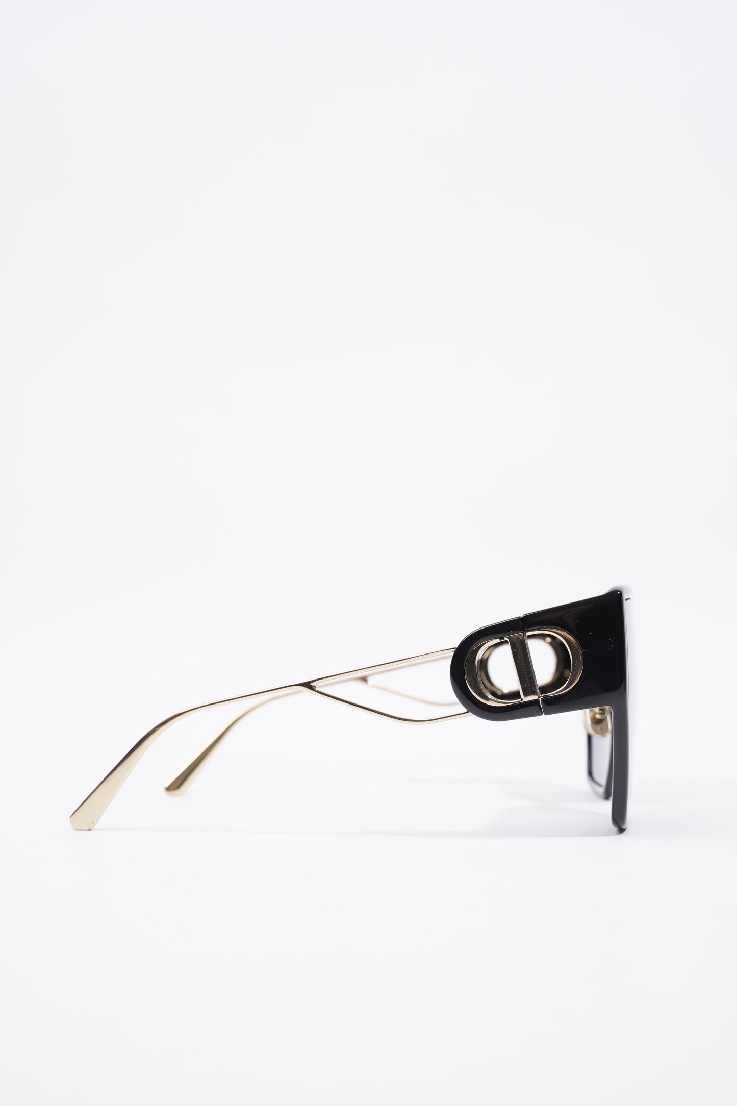 Christian Dior 30 Montaigne Sunglasses Black / Gold Acetate 130