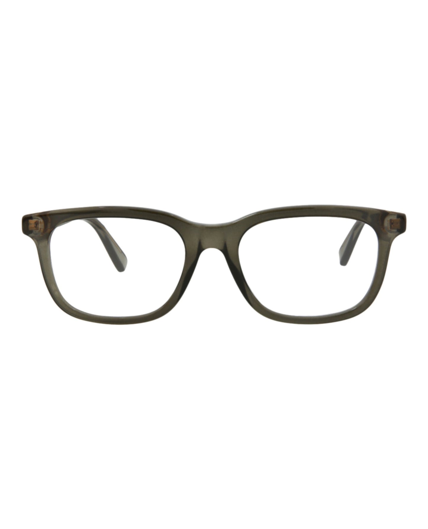 Gucci Mens Square/Rectangle Grey Grey Transparent Fashion Designer Eyewear