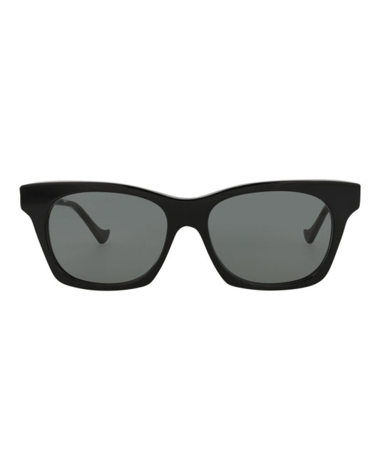 Gucci Womens Cat Eye Black Black Grey Fashion Designer Eyewear