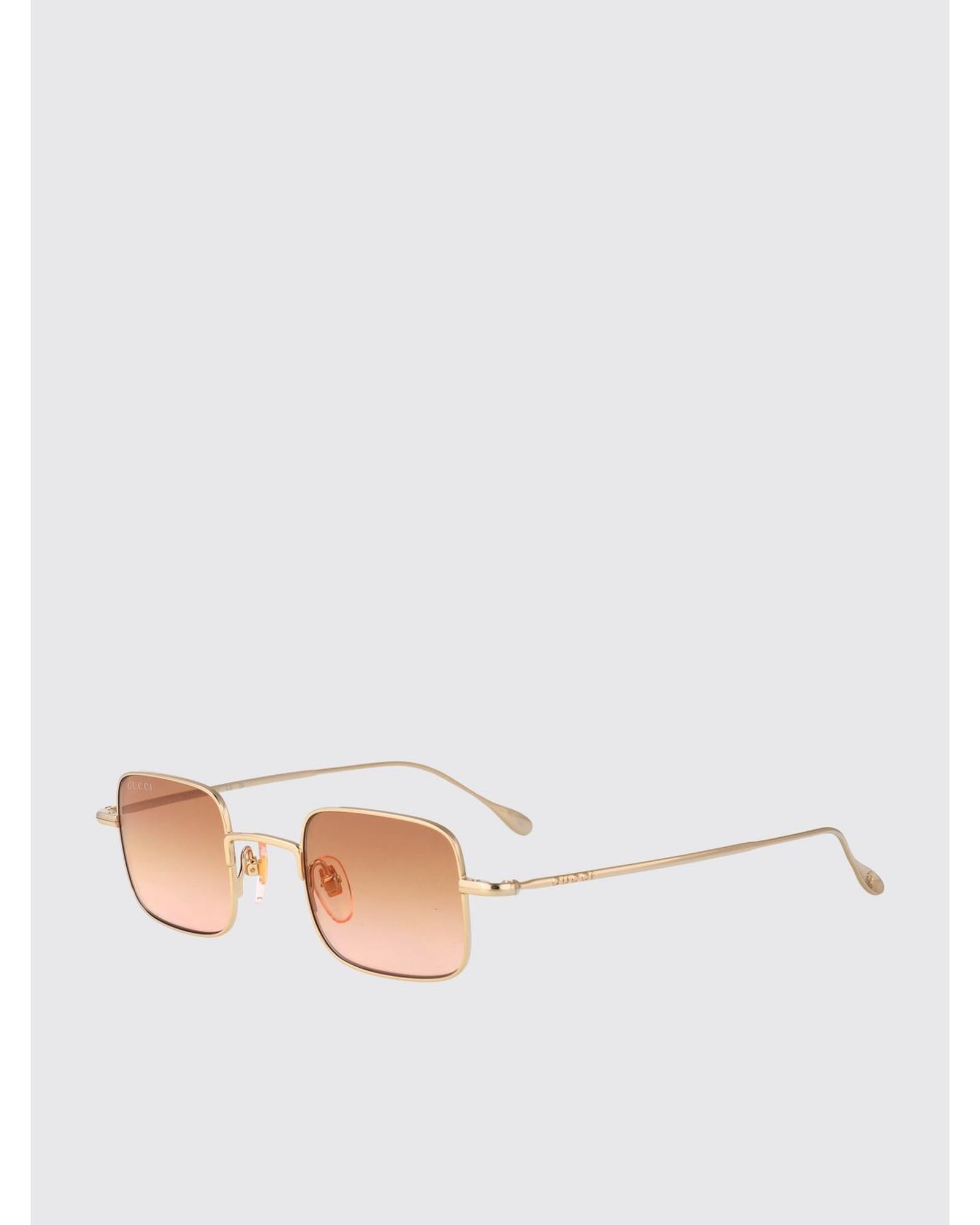 Gucci GG1813S Square Sunglasses Gradient Lenses Men Gold Gold