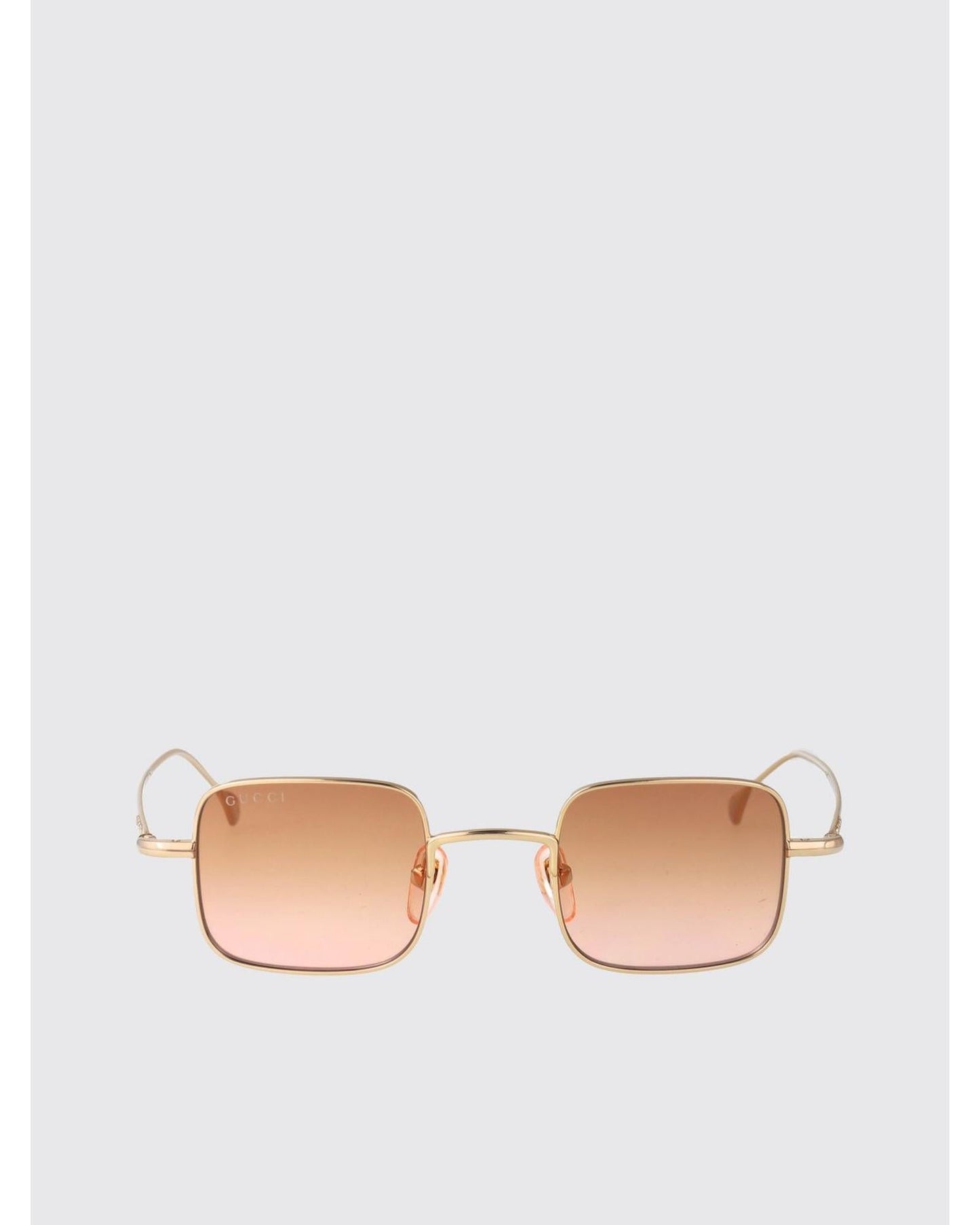 Gucci GG1813S Square Sunglasses Gradient Lenses Men Gold