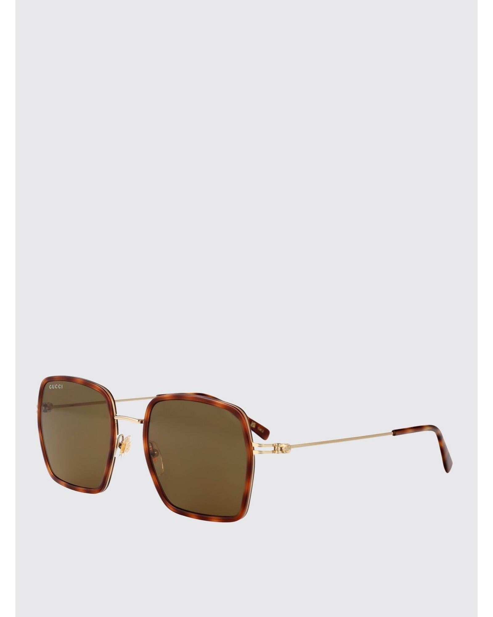 Gucci GG1848S Square Sunglasses Women Brown Brown