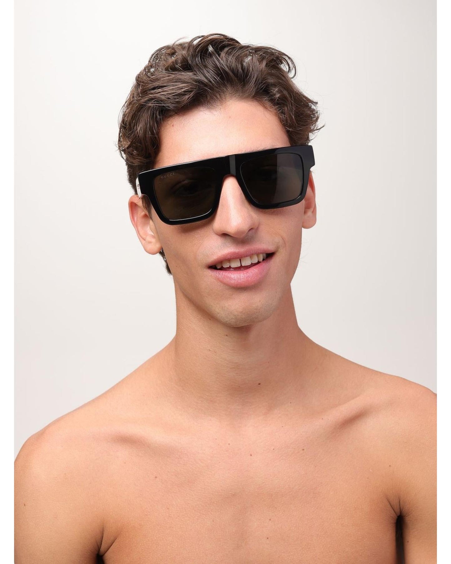 Gucci GG1869S Sunglasses Square Frame Men Black