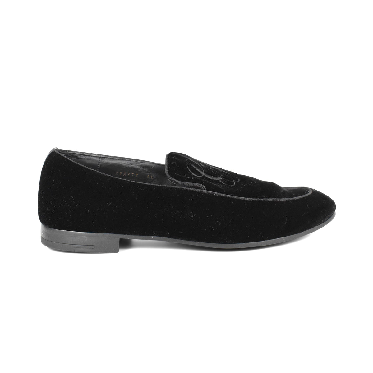 Giorgio Armani Velvet Loafers - Men's 8.5