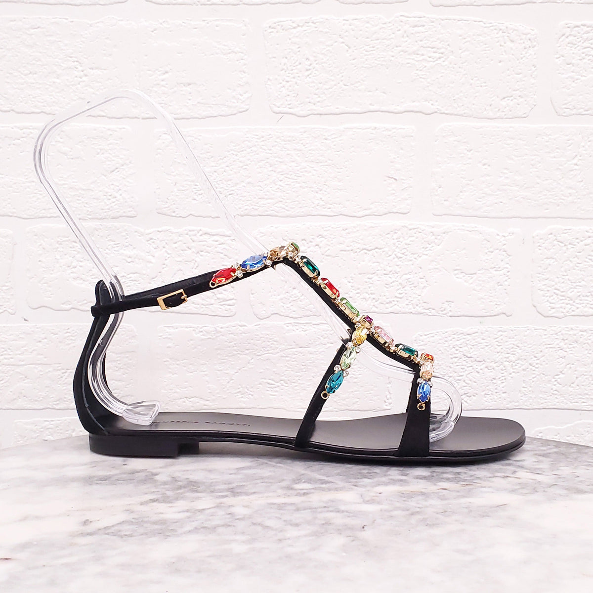 GIUSEPPE ZANOTTI RAINBOW 'ELBA' SANDALS - SIZE 38