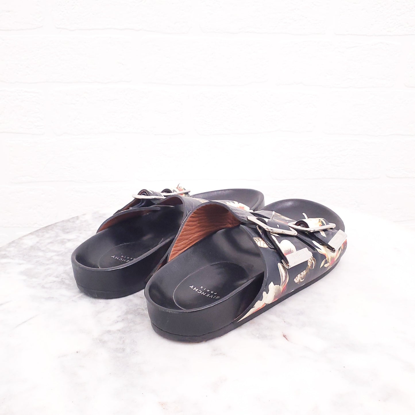 GIVENCHY FLORAL SANDALS - SIZE 35