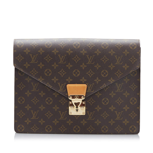 Louis Vuitton Monogram Porte-Documents Senateur Business Bag