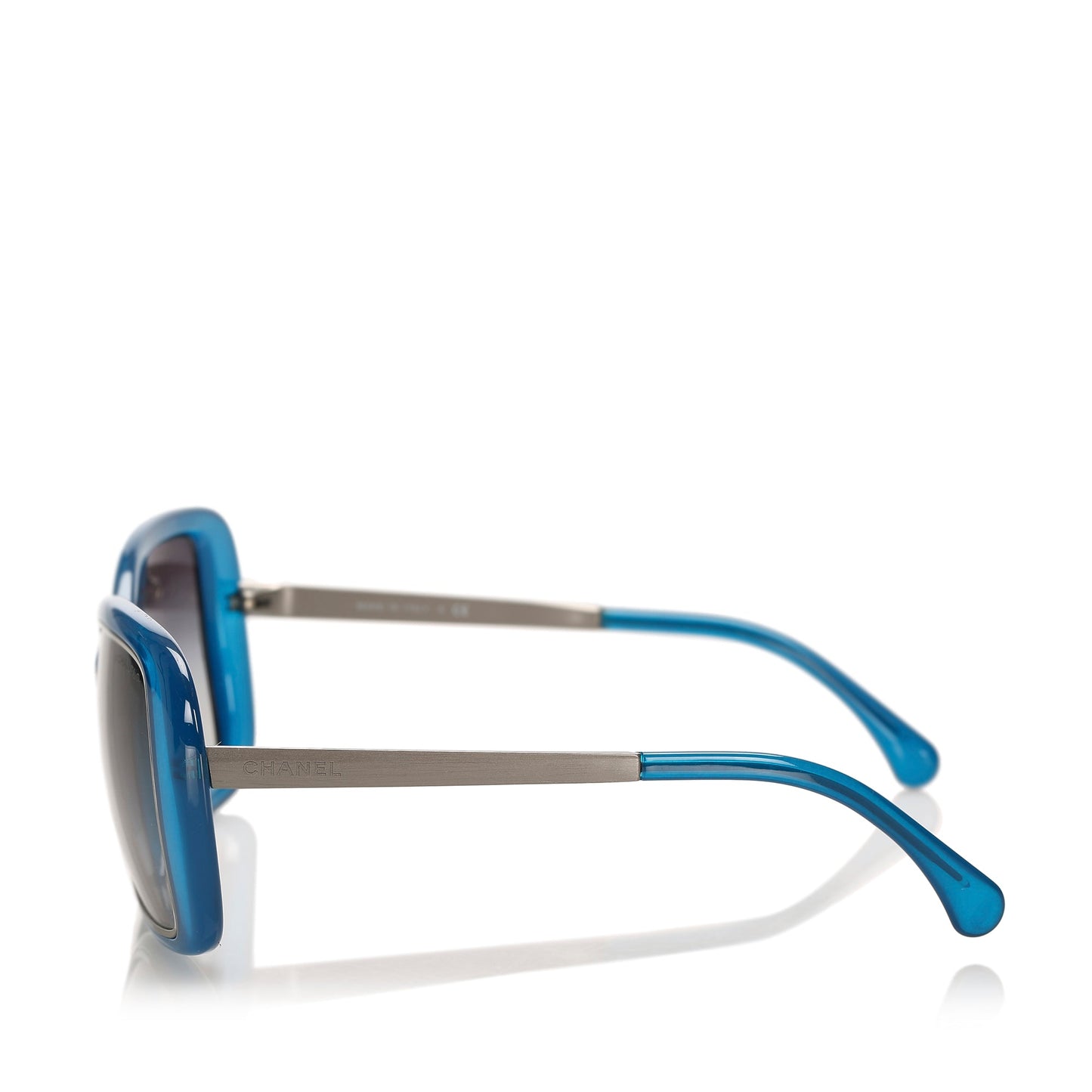 Square Tinted Sunglasses Blue