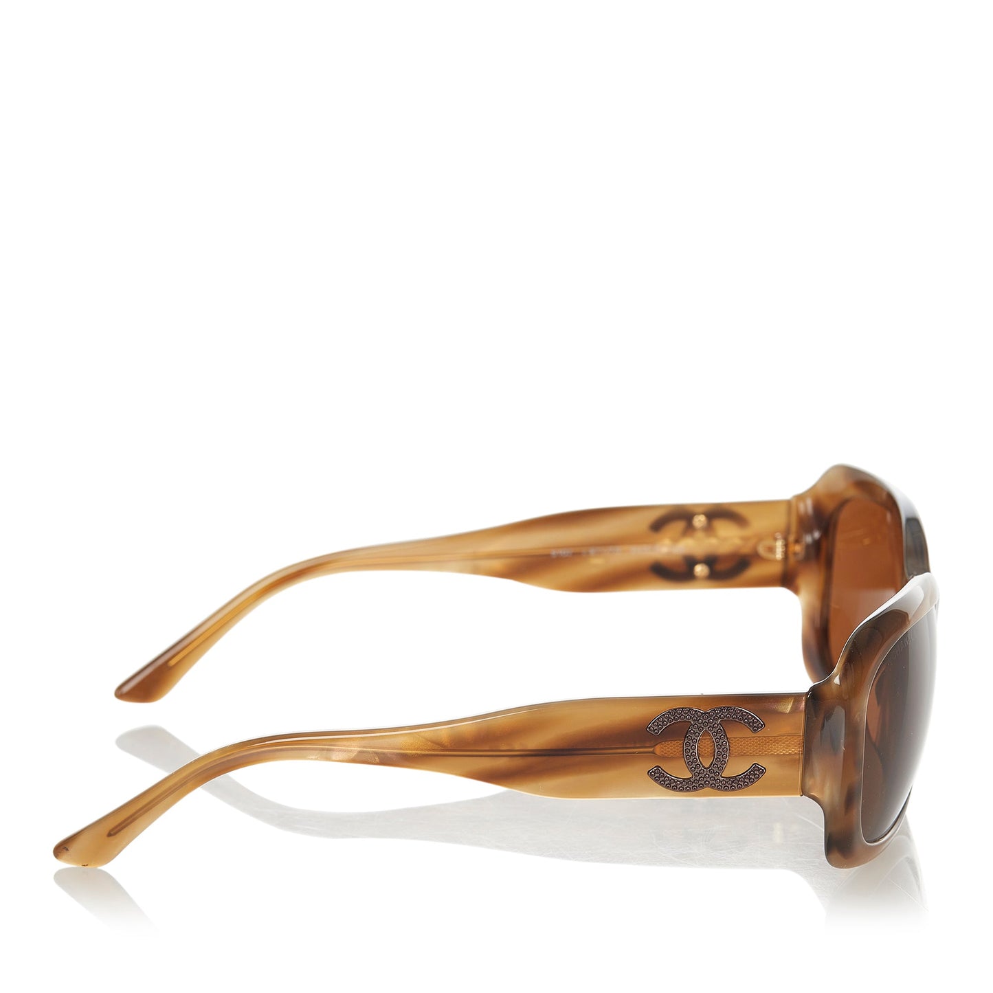 Chanel Square Tinted Sunglasses Brown
