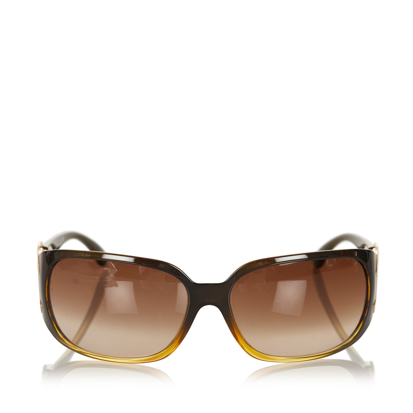 CC Oval Tinted Sunglasses Brown