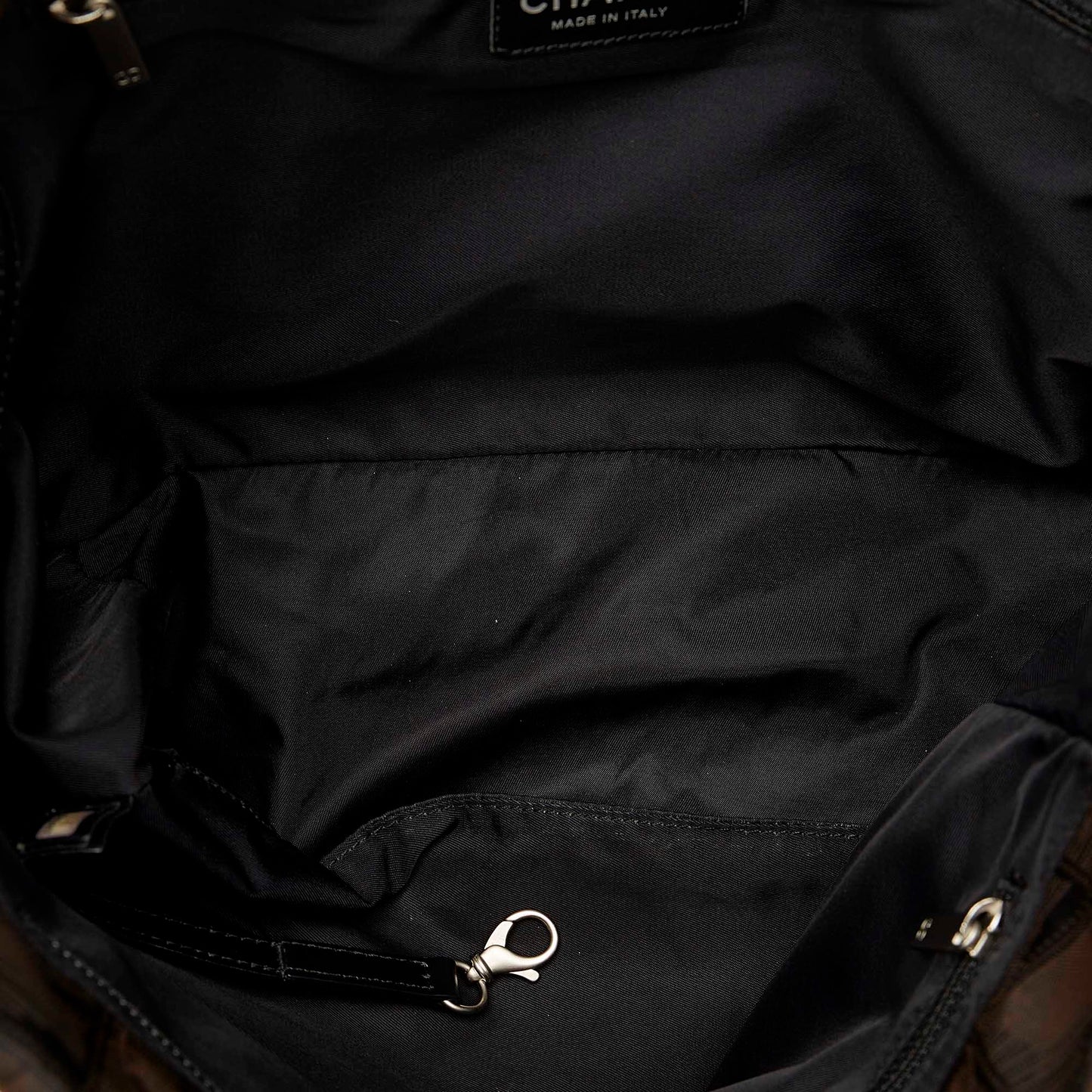 Chanel New Travel Line Canvas Tote Bag Black