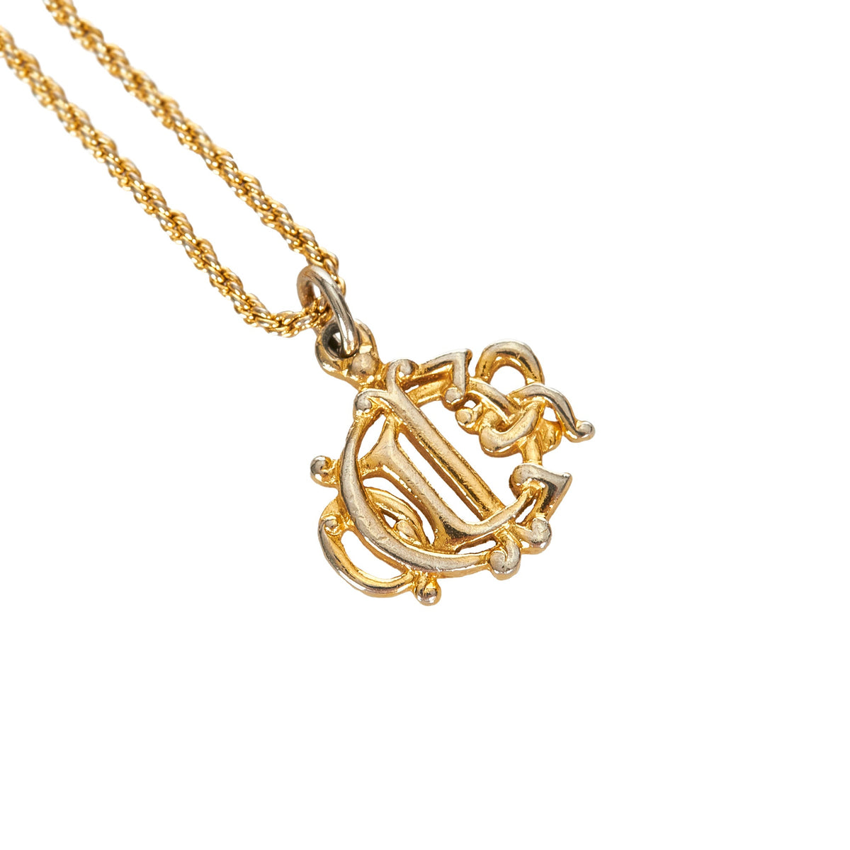 Logo Necklace Gold