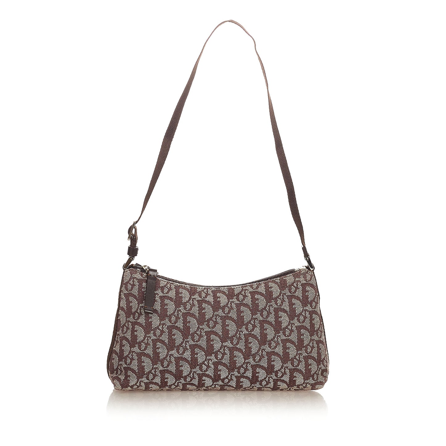 Dior Dior Oblique Canvas Shoulder Bag Brown
