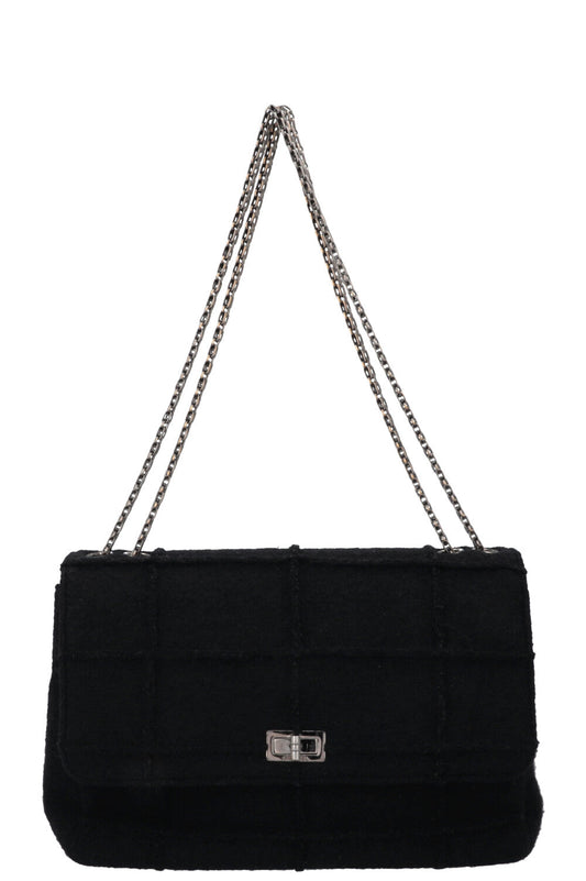 CHANEL 2.55 Large Felt Black