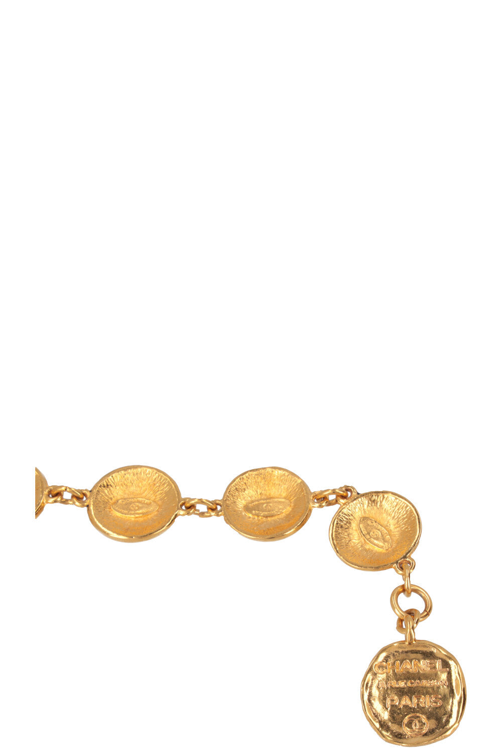 CHANEL CC Medaillon Bracelet Gold