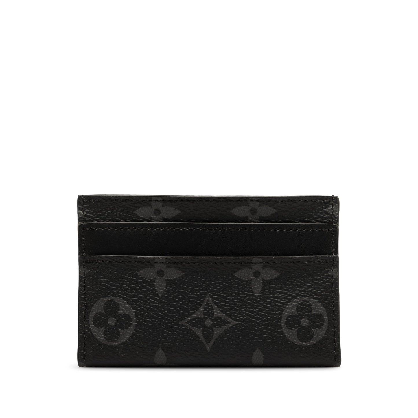 Black Louis Vuitton Monogram Eclipse Porte Cartes Double Card Holder