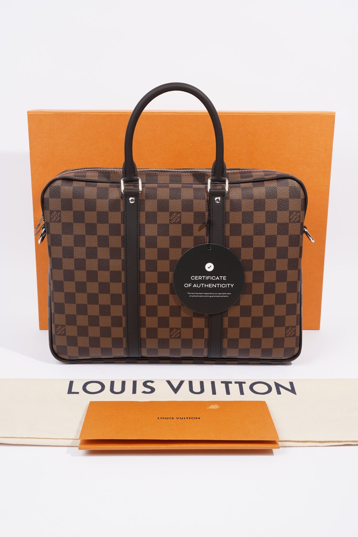 Louis Vuitton Porte-Documents Voyage Damier Ebene Canvas PM