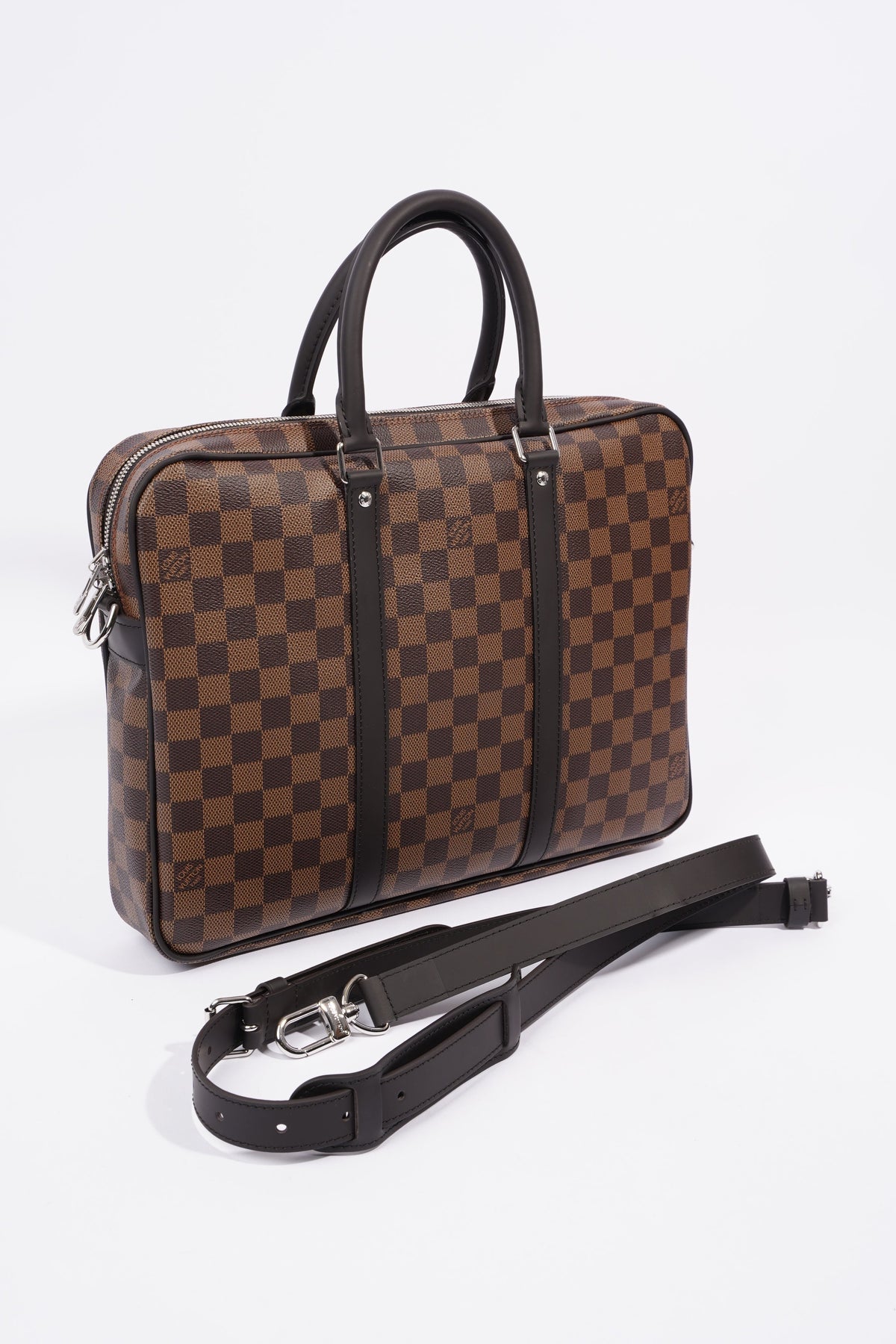 Louis Vuitton Porte-Documents Voyage Damier Ebene Canvas PM