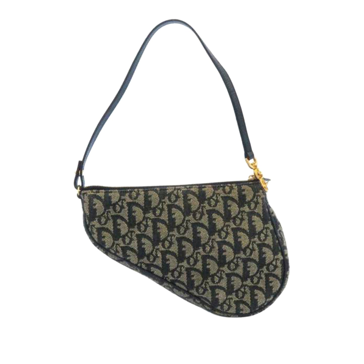 Dior Oblique Canvas Mini Saddle Blue