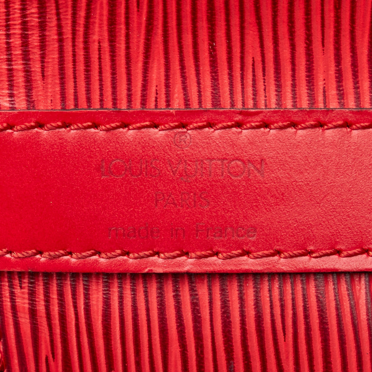 Louis Vuitton Petit Noé Red Epi