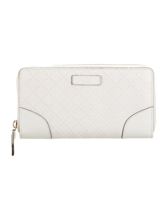GUCCI DIAMANTE PRINT CONTINENTAL VINTAGE WALLET