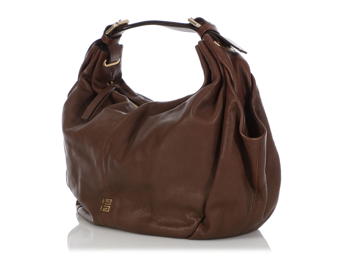 Givenchy Medium Brown Leather Hobo