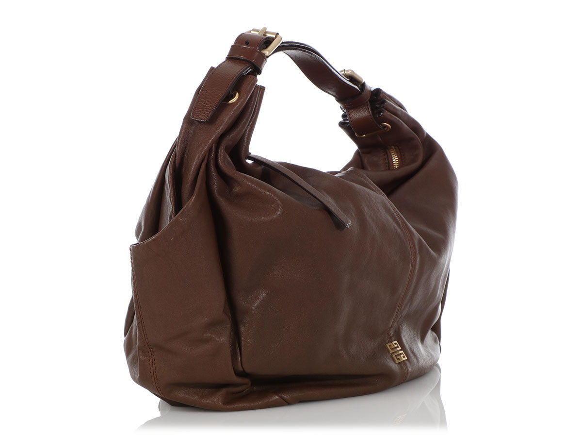 Givenchy Medium Brown Leather Hobo