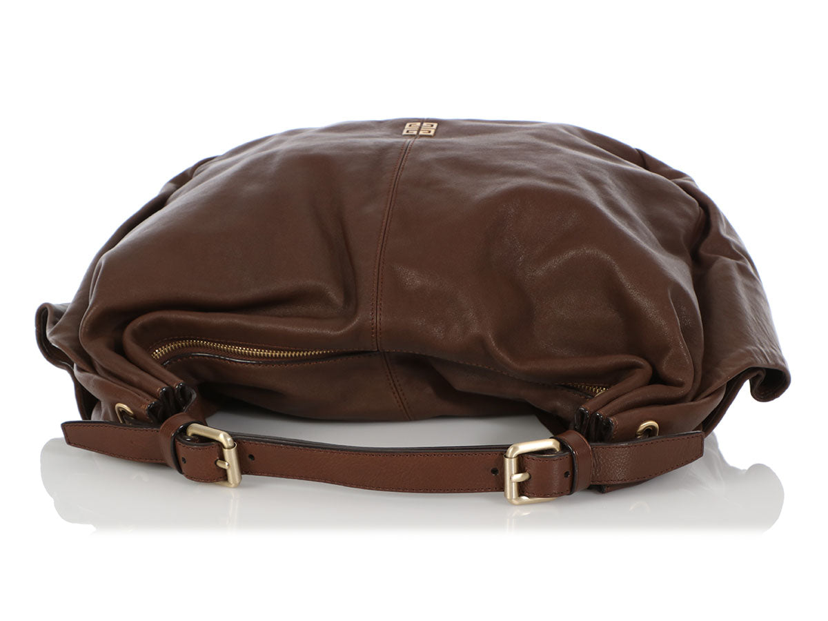 Givenchy Medium Brown Leather Hobo