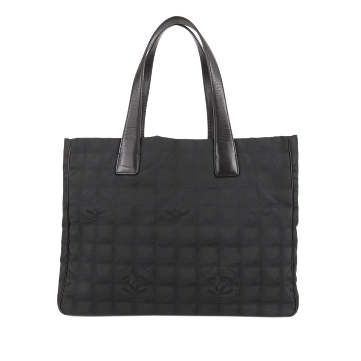 Chanel New Travel Line Nylon Tote Bag Black