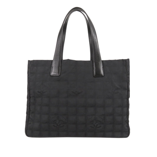 Chanel New Travel Line Nylon Tote Bag Black