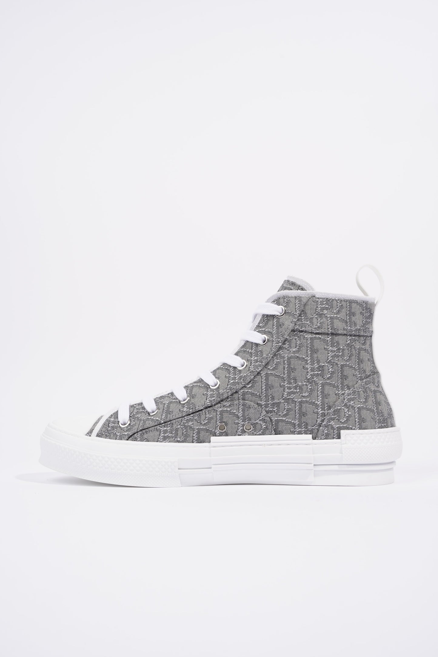 Christian Dior B23 Hightops Grey Oblique / White Canvas EU 43 UK 9