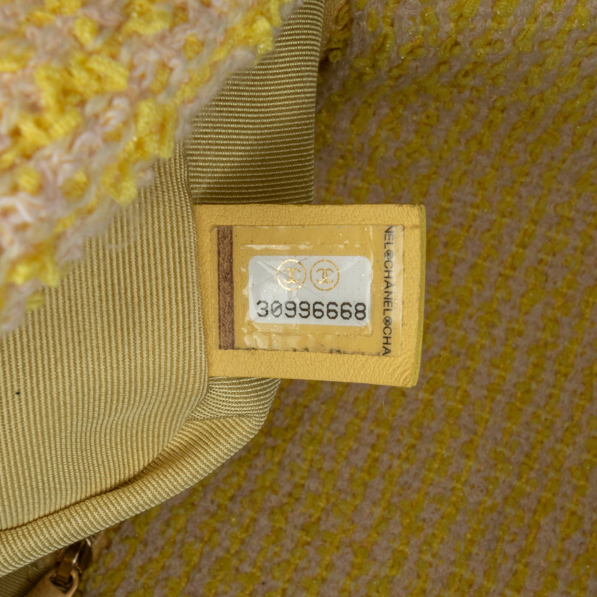 Yellow Chanel Medium Tweed 19 Flap Satchel