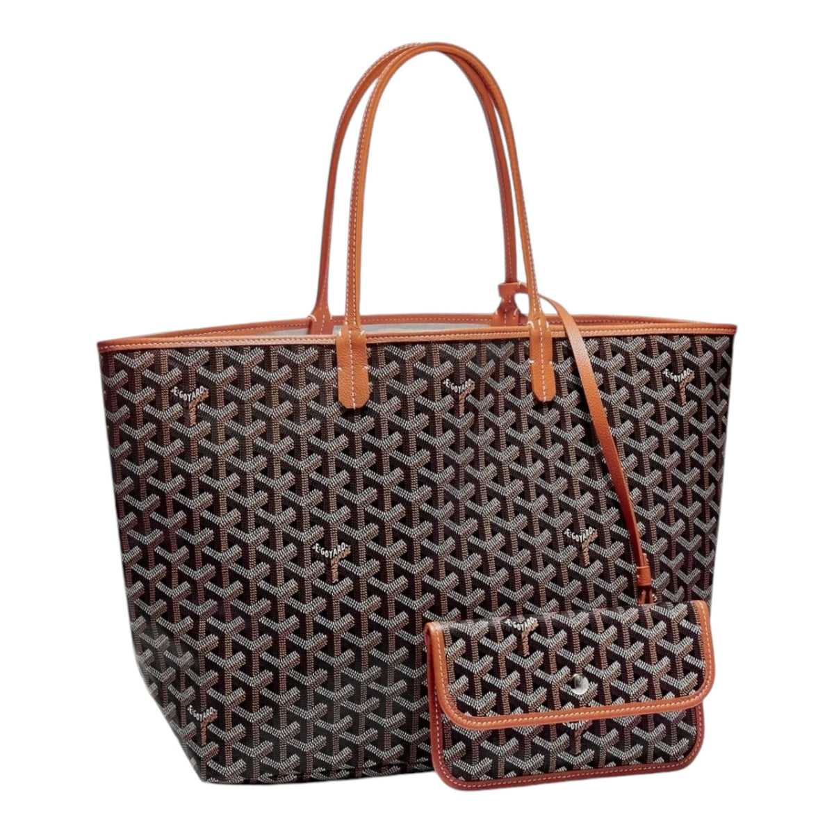 Goyard St Louis PM Black Tan Bag