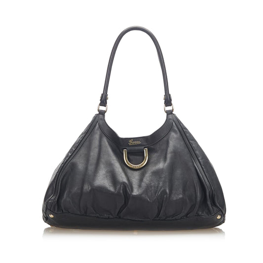 G*G Abbey D-Ring Leather Shoulder Bag (SHG-18550)