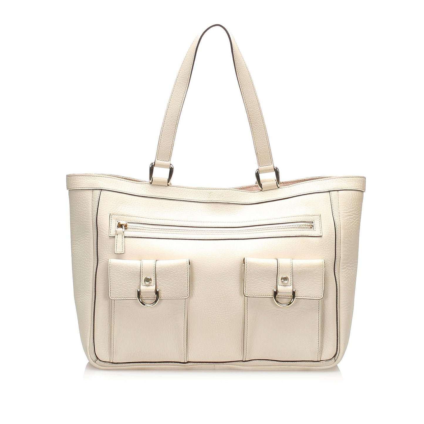 Gucci Abbey D-Ring Leather Tote Bag (SHG-12098)