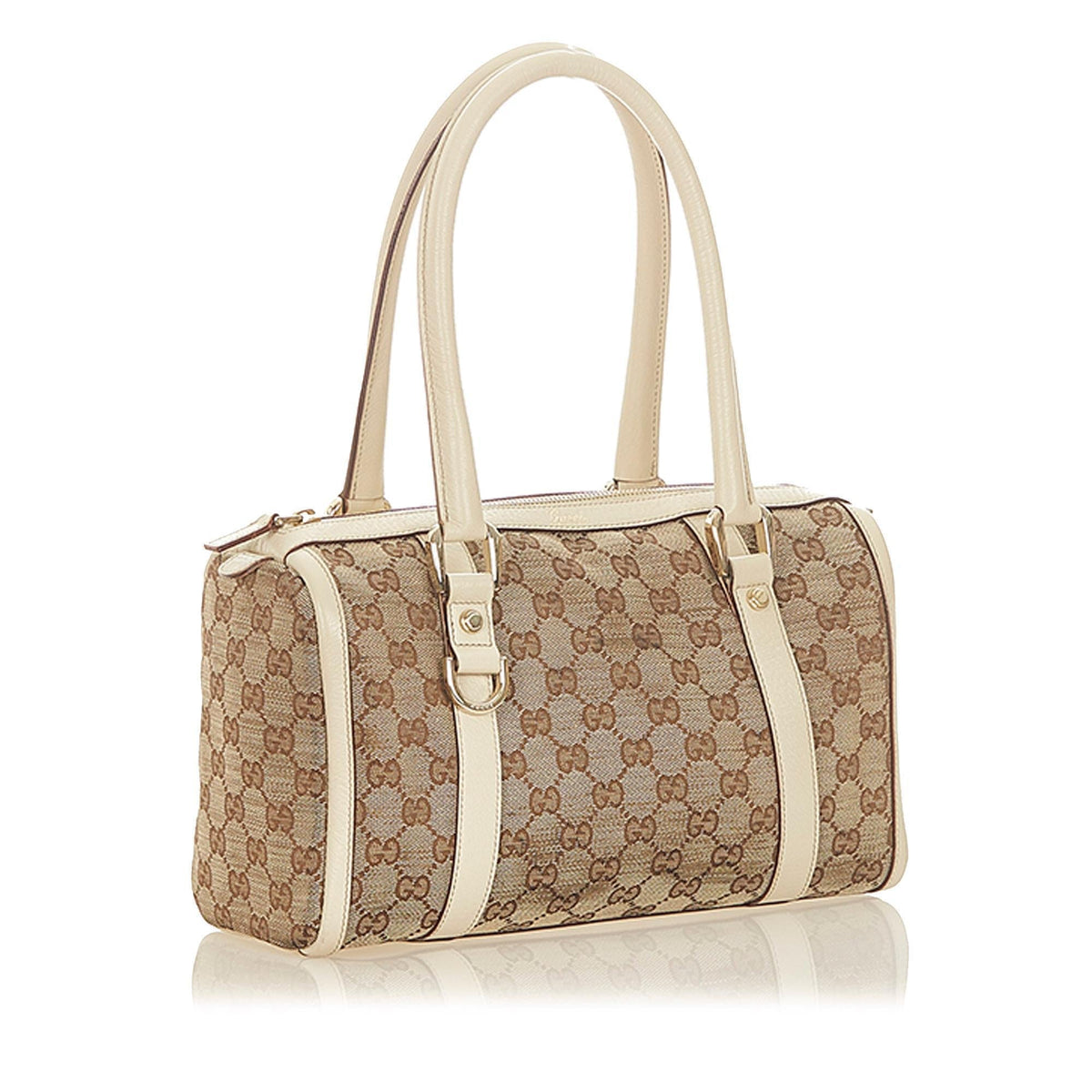 G*G Abbey GG Canvas Boston Bag (SHG-19310)