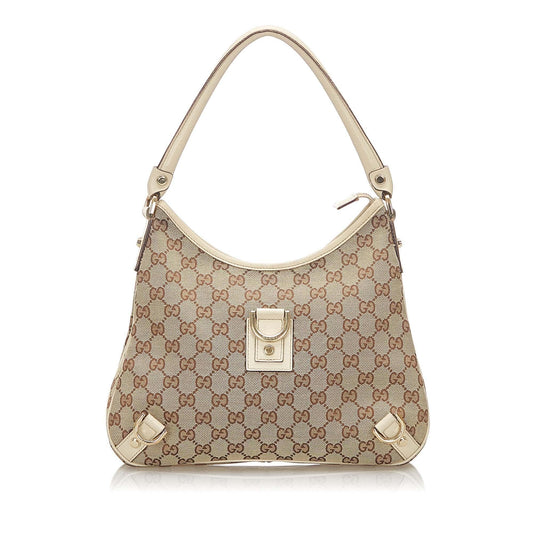 G*G Abbey GG Canvas Shoulder Bag (SHG-18765)