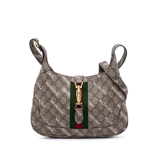 Gucci Balenciaga The Hacker Project Small GG Supreme Web Jackie 1961